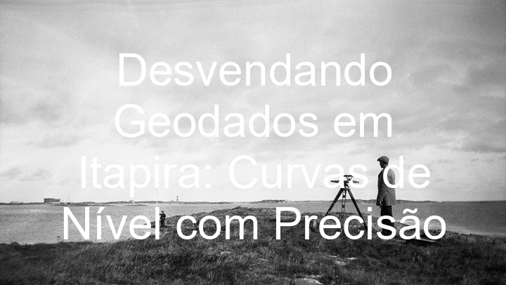 Desvendando Geodados em Itapira: Curvas de Nível com Precisão